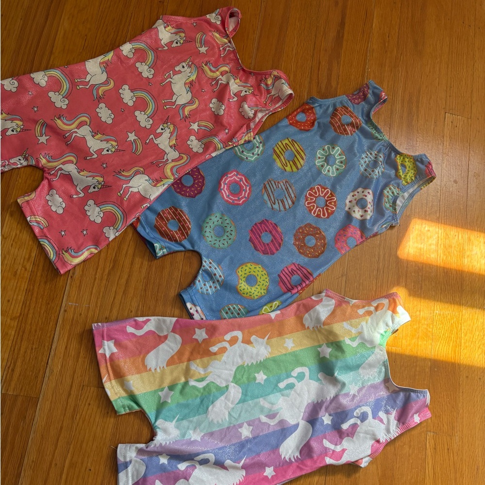 Colorful Gymnastics Leotard Set